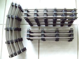 3 Leiter Metall Gleis 24tlg USA Standard Gauge