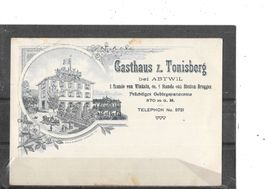 SG Bei Abtwil 1913 Gasthaus z.Tonisberg (Litho)