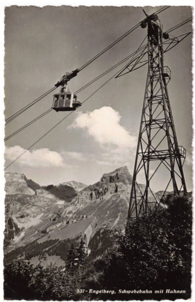 Cartoline postali: Engelberg - Luftseilbahn Gerschnialp--Trübsee – Usato da Binningen venduto da Mountainrider