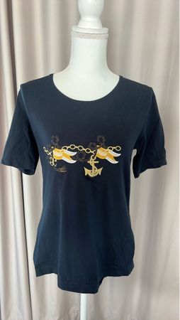Marine blau und goldfarben neuwertig Gr. M