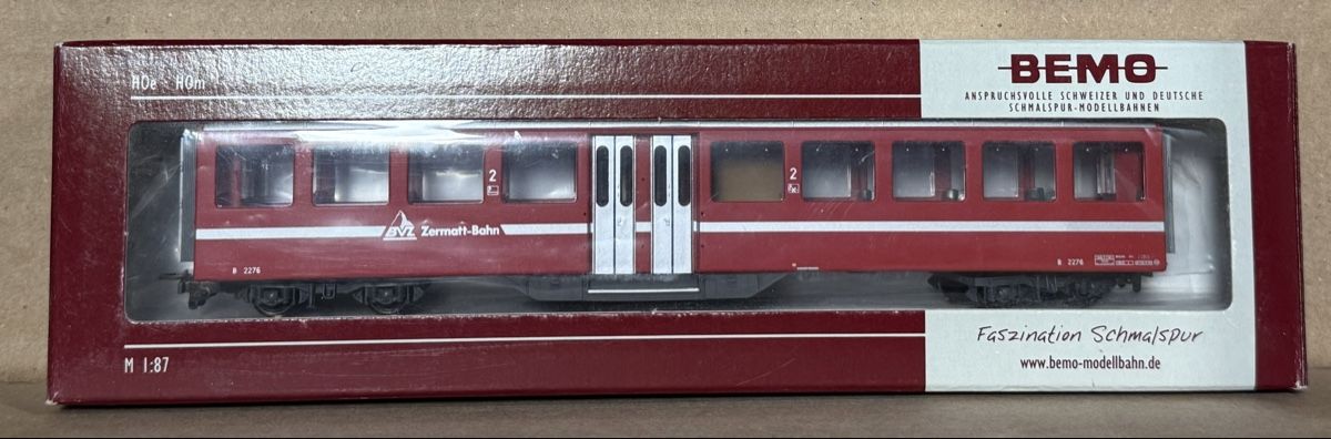 Bemo Modellini di ferrovie: Bemo BVZ Mitteleinstiegswagen – Usato da Thusis venduto da Jasmin1991995