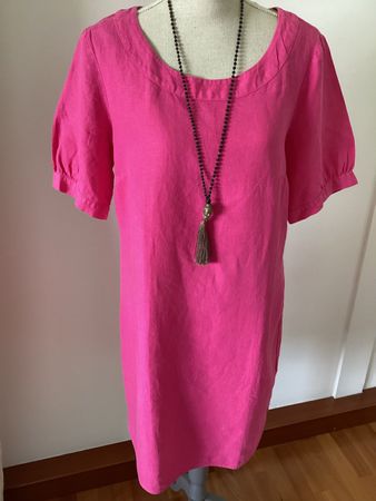 0039 Italy, Leinenkleid, Gr. S