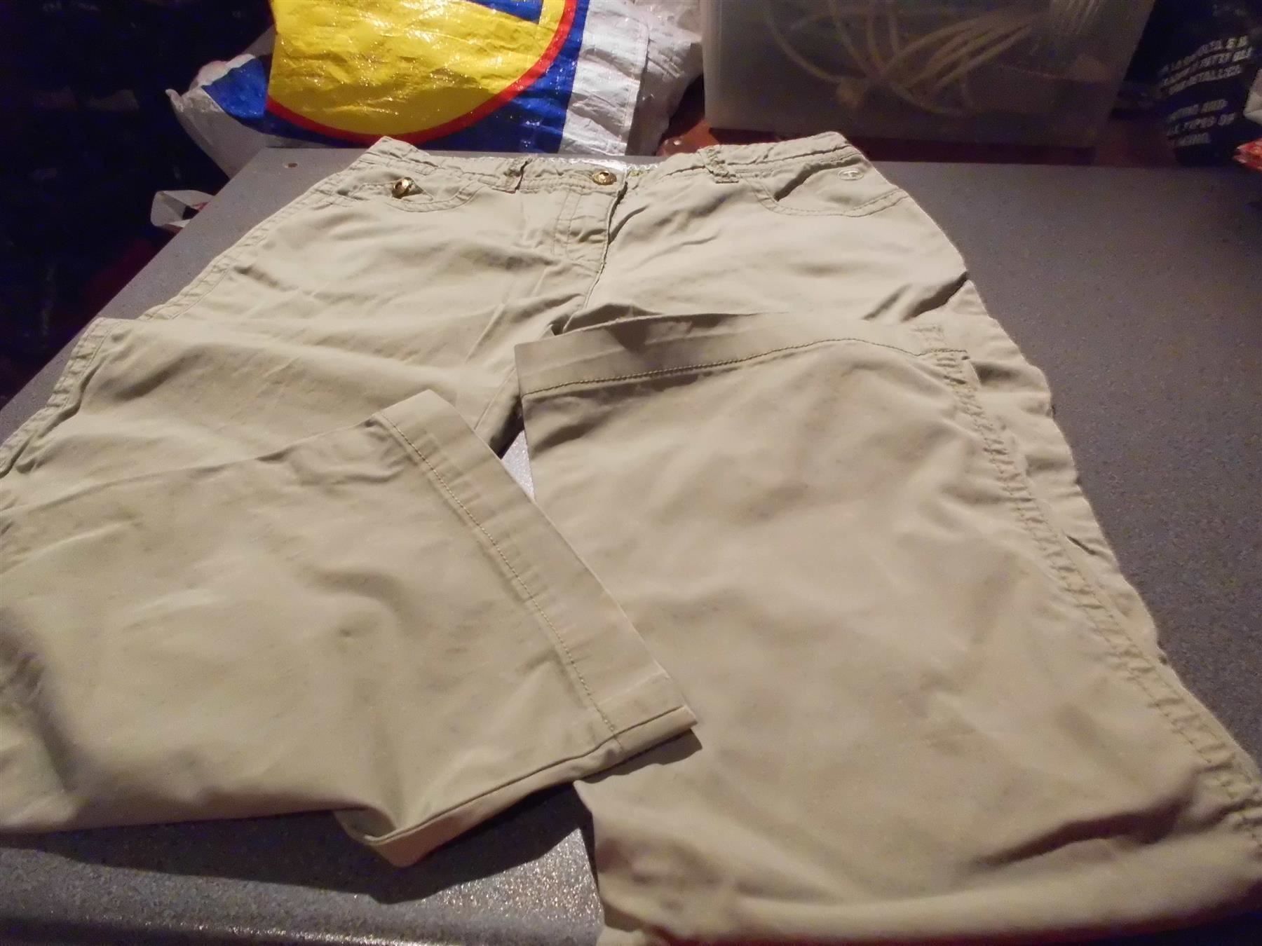 Tom Tailor Pantaloni: Hose ca. Grösse S, Tom Tailor, oliv – Usato da Zürich venduto da abraxas1291