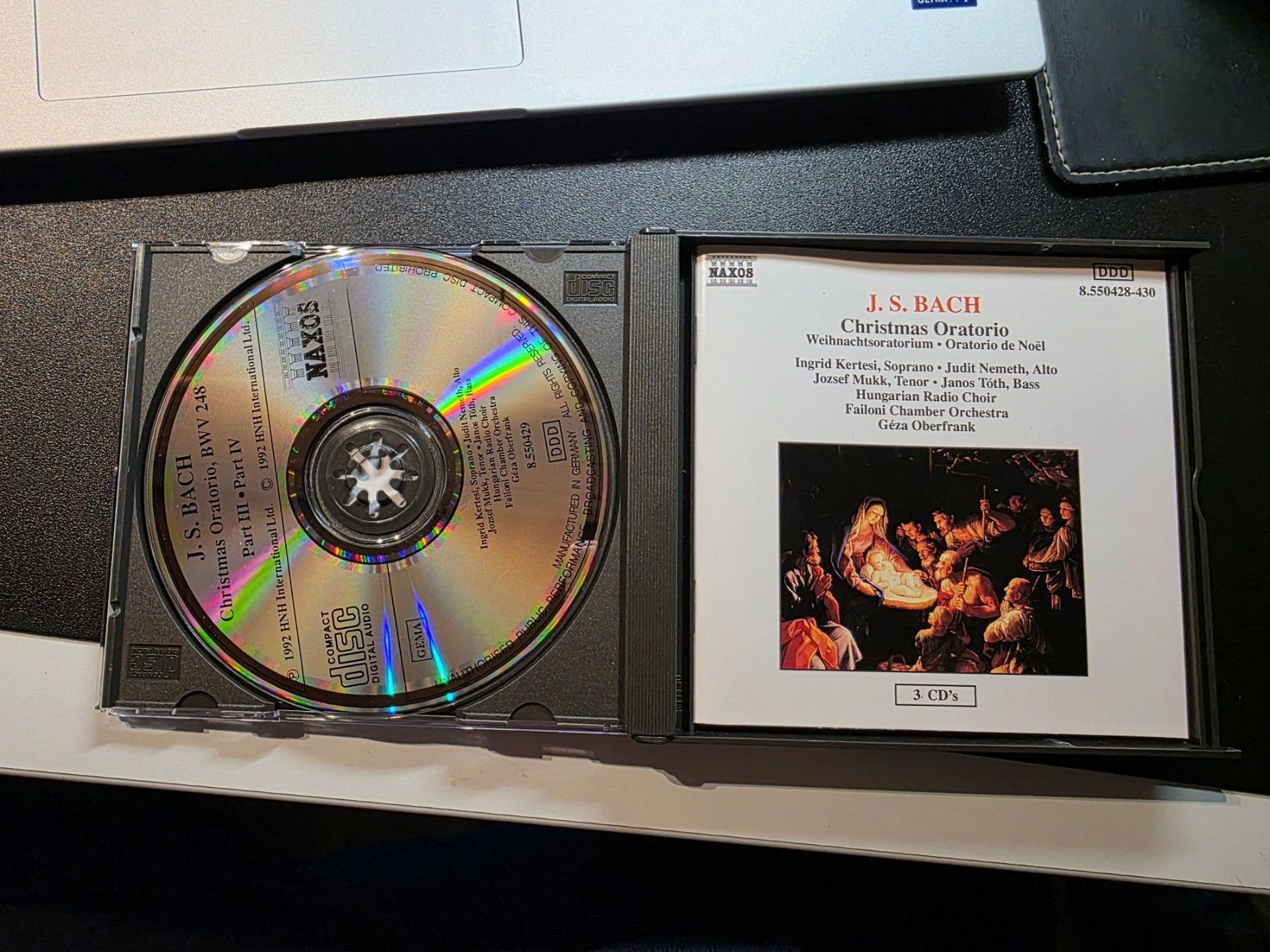 CD: Musik CD Klassik - J.S.Bach - Christmas Oratorio - 1992 – Usato da Walterswil BE venduto da Lonitti 1