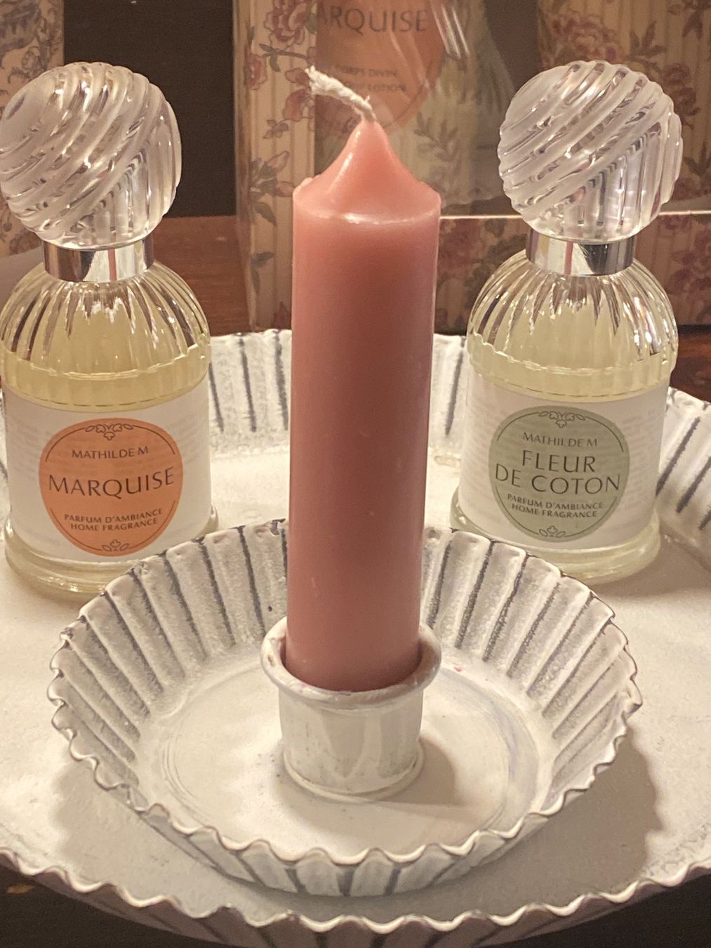 Portacandele: KAMMERSTÄNDER SHABBY CHIC – Nuovo e nell'imballaggio originale da Meienried venduto da ManuelaBoutique 1