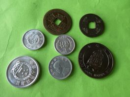 China, Konvolut alte Münzen