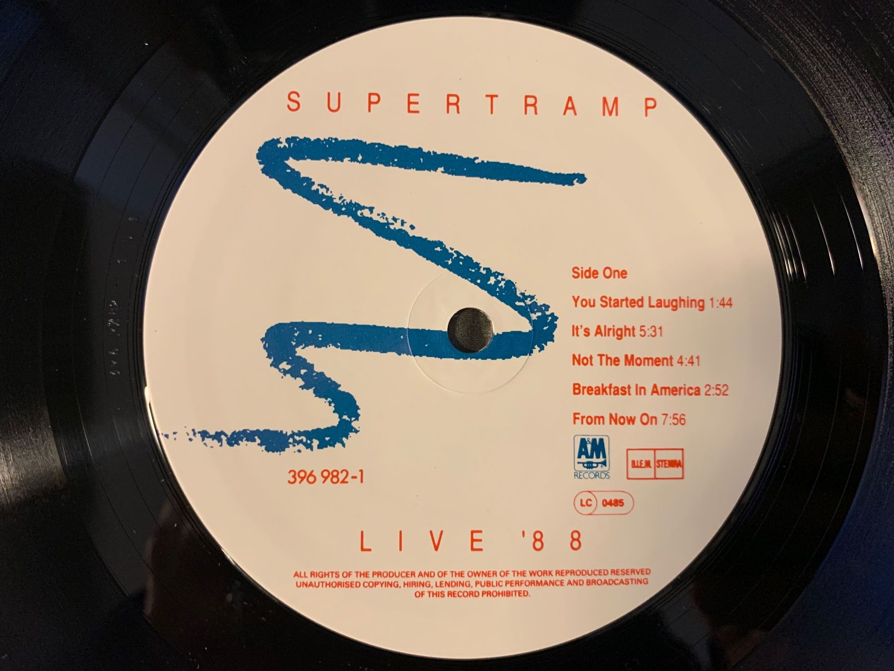 Dischi in vinile: Supertramp - LIVE '88 – Usato da Aesch BL venduto da BlueMusicRecords 4