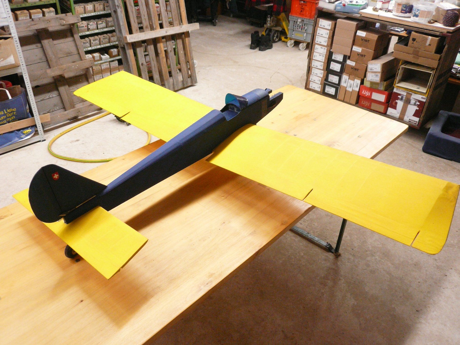 Modellismo RC: RC FLUGZEUG BARNSTORMER 40L SPANNWEITE 1780 – Usato da Pfaffnau venduto da nolff 1