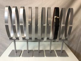 Gürtelhalter/Gürteldisplay aus Metall; Höhe 56cm