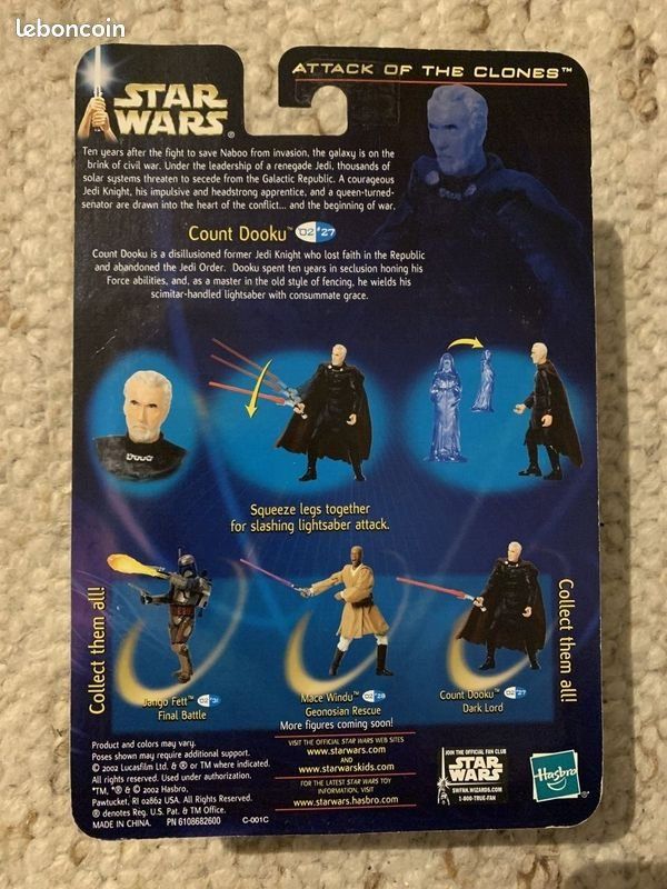 Hasbro Spielzeuge: Star Wars Saga AOTC 2002 - Count Dooku Dark Lord – Gebraucht aus Gimel von marchaux2006 1