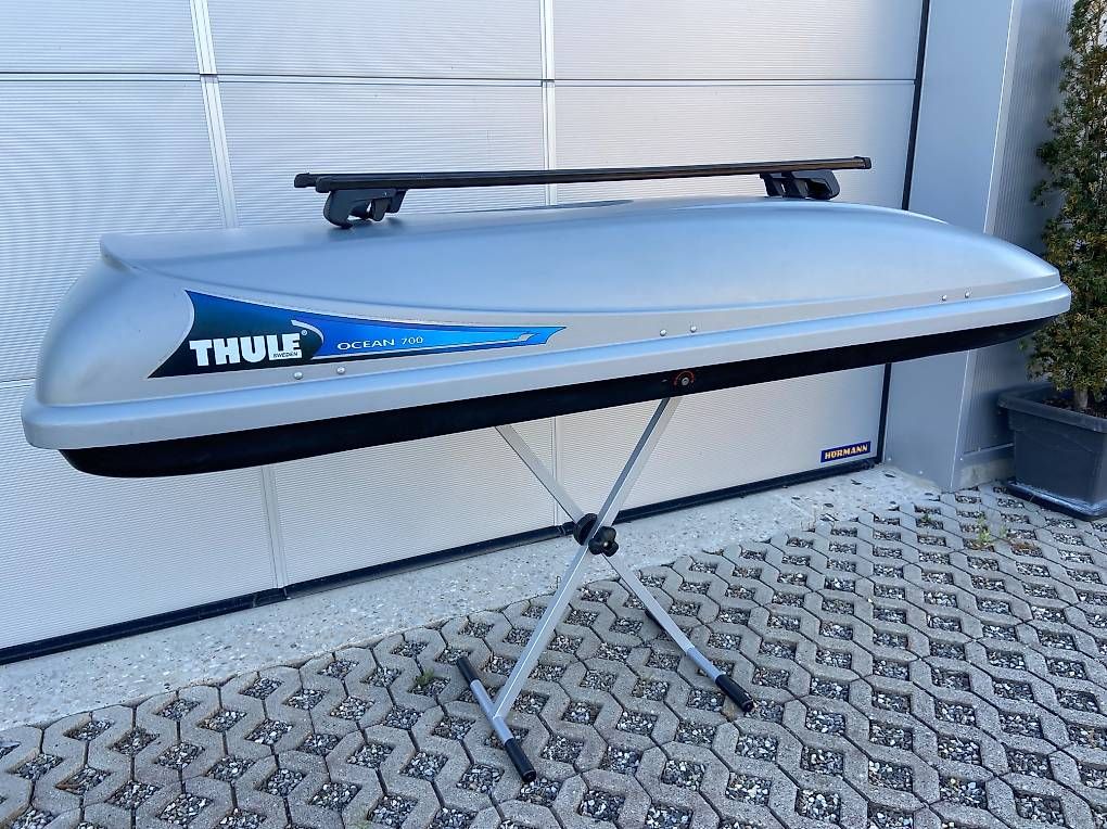 Box da tetto: XL Dachbox Thule 700 mit oder ohne Thule Träger – Usato da Leuzigen venduto da Doppelrad 2