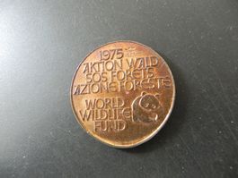 Medaille WWF - Aktion Wald 1975