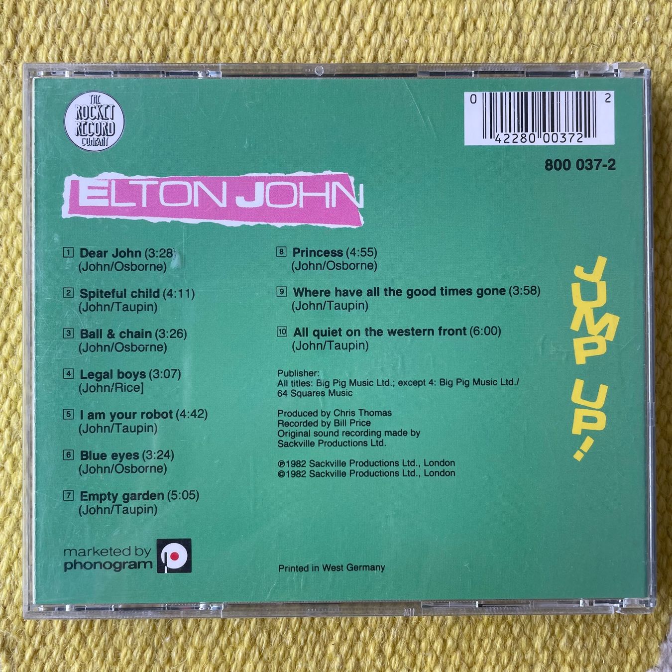 CD: ELTON JOHN-JUMP UP82 – Usato da Rorschacherberg venduto da CD-Roli 1
