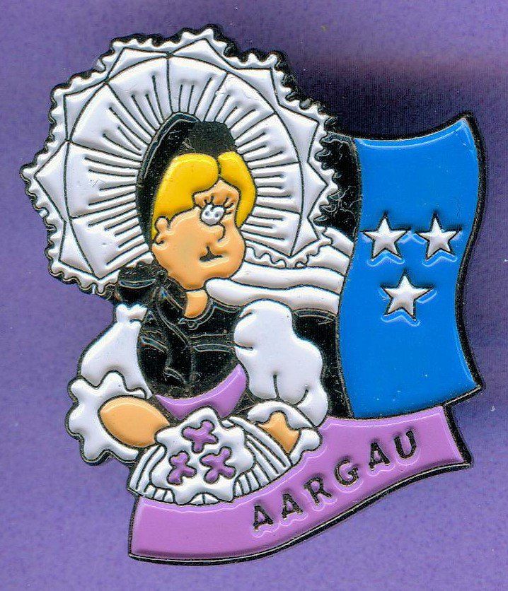 Plaketten & Abzeichen: Wappen & Tracht   AARGAU – Gebraucht aus Winterthur von Sammleroase