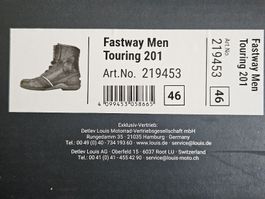 Fastway Motorradstiefel Touring 201, Grösse 46, Neuwertig