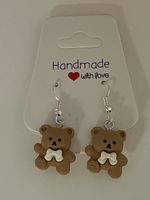 Neue Ohrringe Bärli Teddybär handmade Geschenkidee🐻