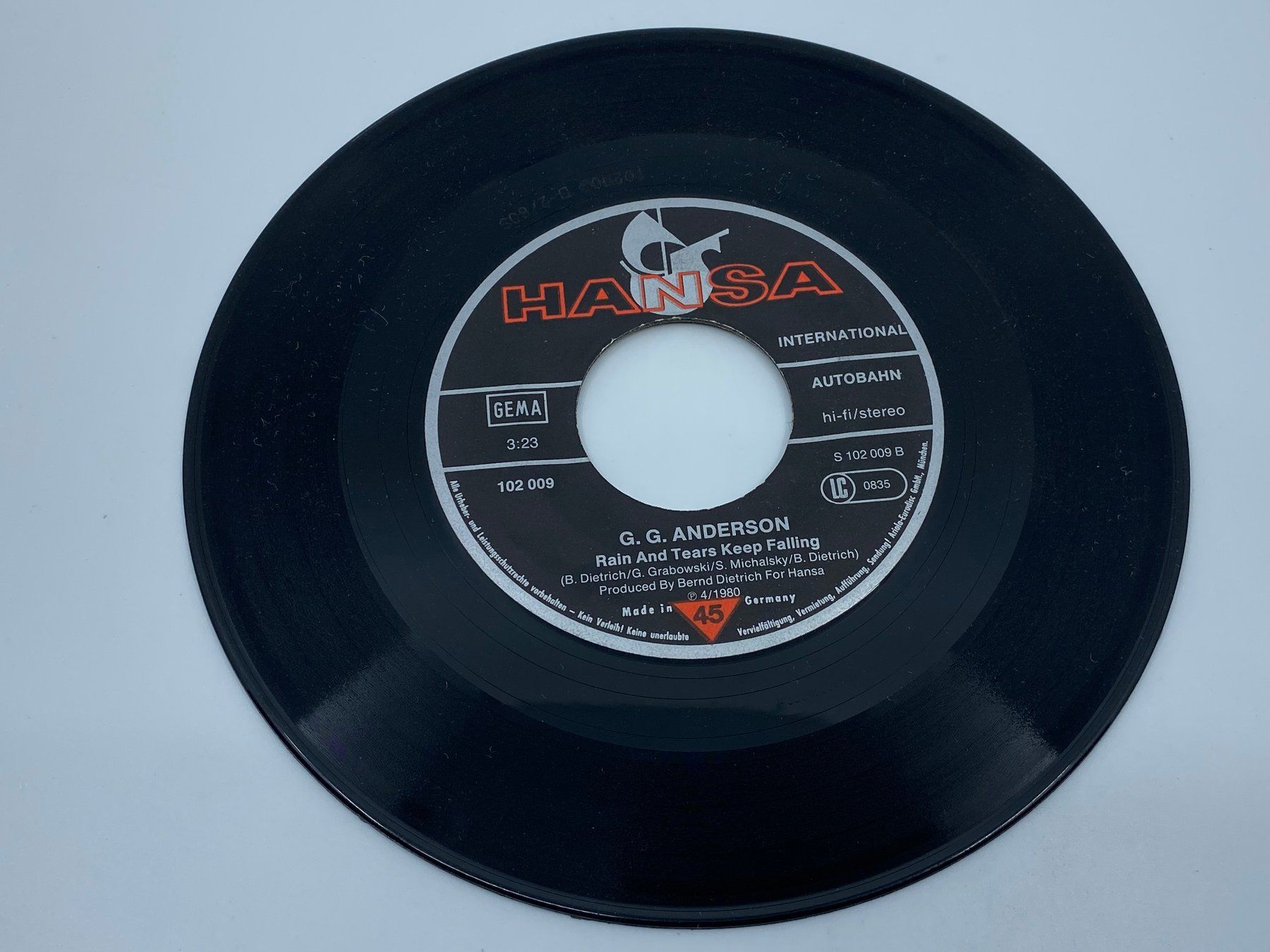 Dischi in vinile: G.G. Anderson - Always and Ever – Usato da Langwiesen venduto da Restposten-24 4