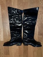 Sexy Damen Stiefel Schwarz, Gr. 39 , Overknee