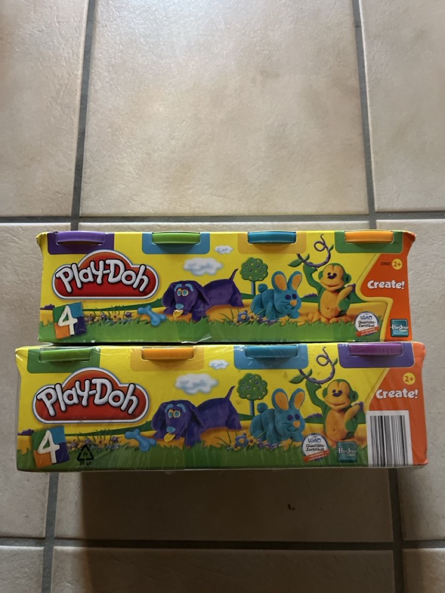 Play-Doh Materiale per modellare: Play-Doh Knete 4er Pack – Nuovo e nell'imballaggio originale da Glarus venduto da chr_s287 1