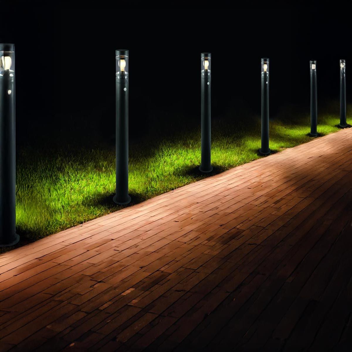 Lampade: Aussen Stehleuchte, Pfosten, 100 cm Höhe – Nuovo (secondo la descrizione) da Kreuzlingen venduto da Smart-Light 2