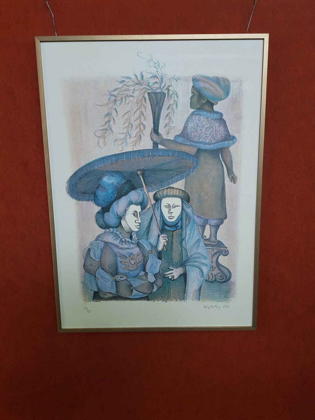 Grafica & Litografie: Orig. Lithografien Karneval Venedig 1983 – Usato da Münchenstein venduto da tsp01 1
