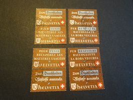 ZUSAMMENHÄNGENDE PAARE SENKRECHT, 4 PAAR