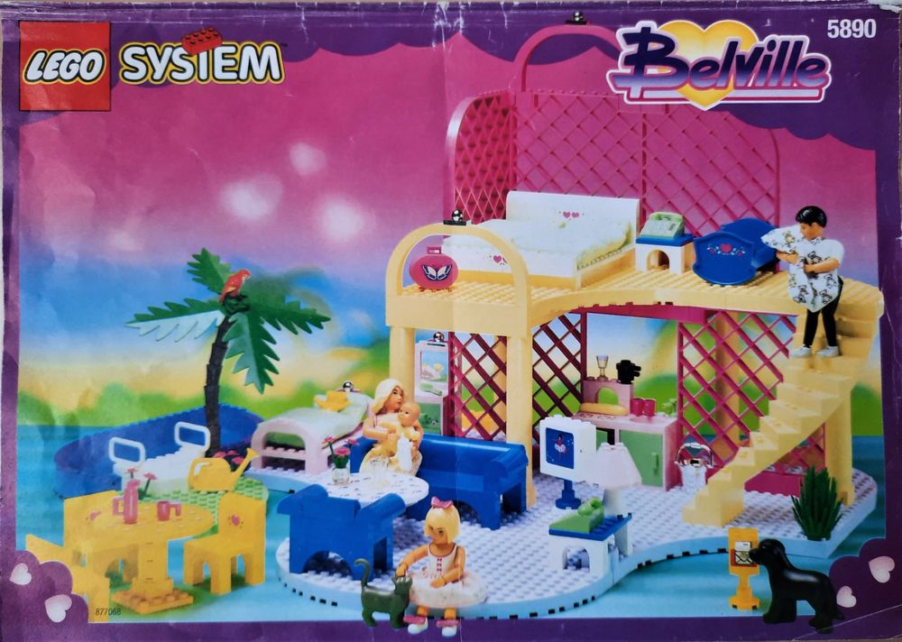 Lego Belville 5890 Traumvilla Puppenhaus von 1994 *SELTEN* | Kaufen auf ...
