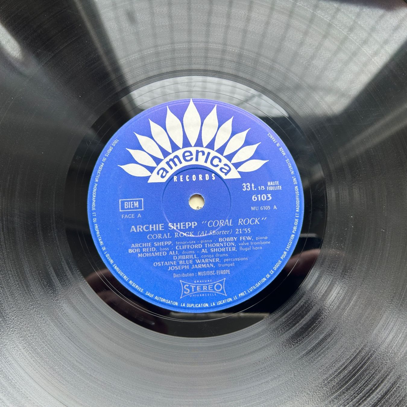Dischi in vinile: Archie Shepp - Coral Rock - LP – Usato da Lausanne venduto da Pask1 2