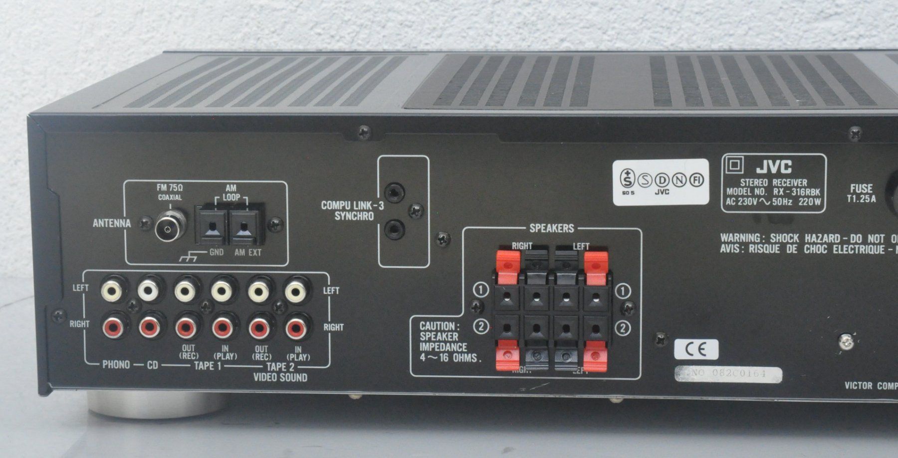 JVC Ricevitori: JVC RX-316 Stereo Receiver – Usato da Oberglatt ZH venduto da Kumar2 5