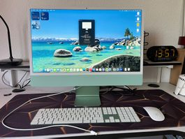 iMac 24" M1 vert late 2021 excellent état