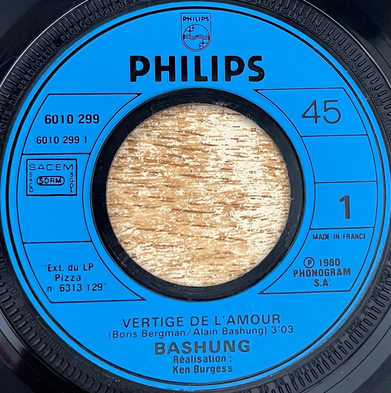 Dischi in vinile: BASHUNG - VERTIGE DE L'AMOUR – Usato da Bussigny venduto da vinyl-pas-cher 2