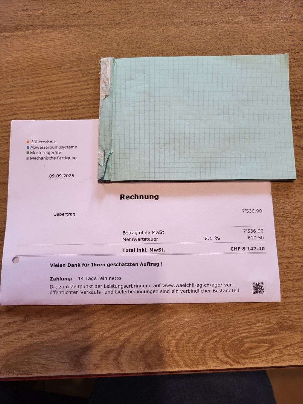 Alle Maschinen: Schnekenpumpe Wälchli Rota 820 – Gebraucht aus Oberthal von fan_j2df 5
