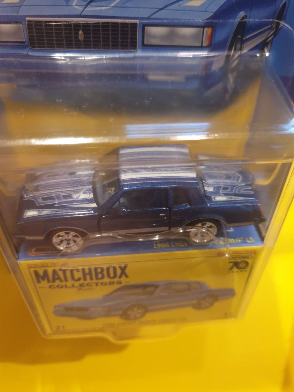 Matchbox Modellini d'auto: Matchbox 1988 CHEVY MONTE CARLO LS – Nuovo e nell'imballaggio originale da Oftringen venduto da Rotor 2