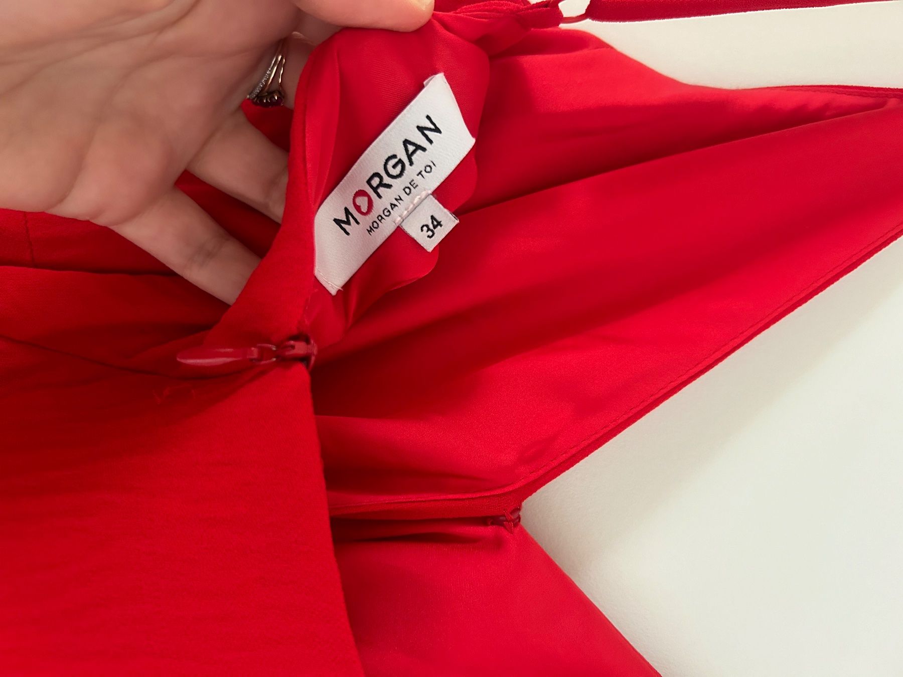 Morgan Vestiti: Morgan Kleid robe red Gr.34 – Nuovo (secondo la descrizione) da Genève venduto da sunandwind 4