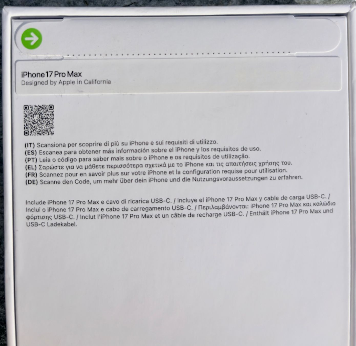 Apple Portables: iPhone 17 Pro Max – Neuf avec emballage d'origine à Muttenz par Johnny_Wishbone69 1