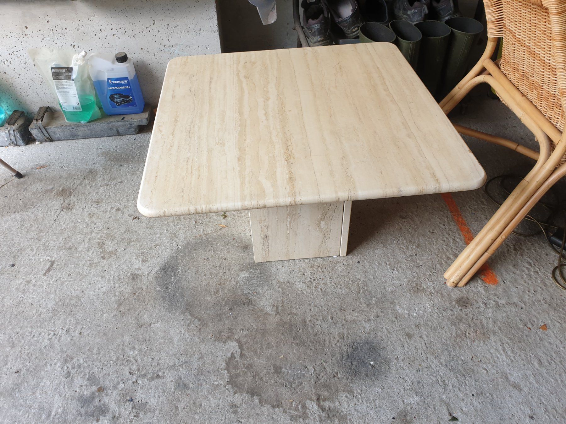 Tables: Travertin Coffee Tabel – D'occasion à rebstein par spacy73 3