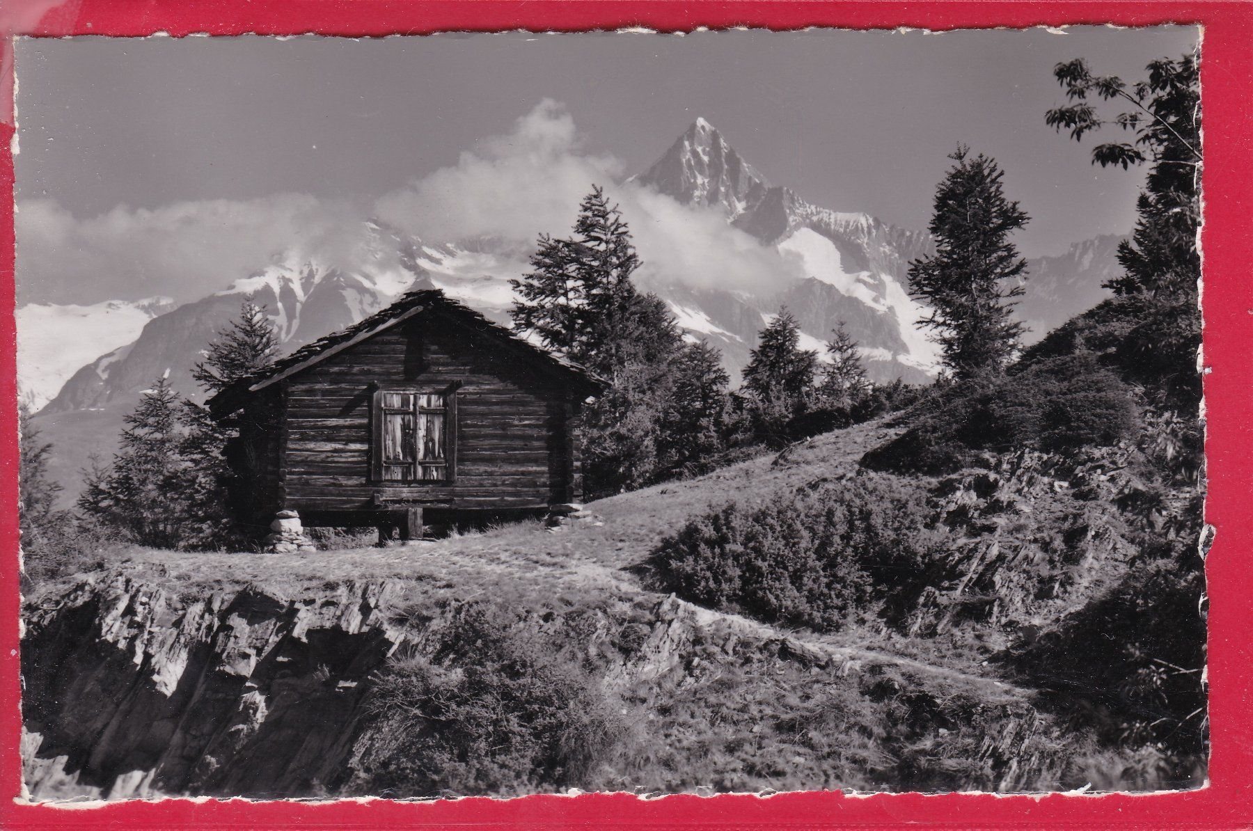 Cartoline postali: VISPERTERMINEN, HARNISCHBIEL MIT BIETSCHHORN – Usato da Oberrieden venduto da Gebirgsstelze