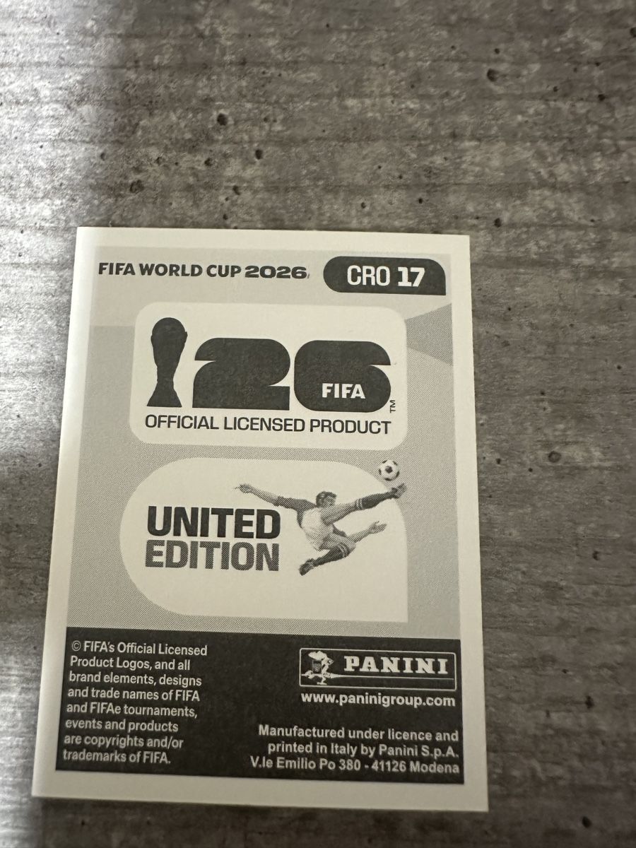 Panini Carte collezionabili: CRO 17 , FIFA WORLD CUP 2026 PANINI  – Nuovo (secondo la descrizione) da Frauenfeld venduto da 1PegPeg1 1