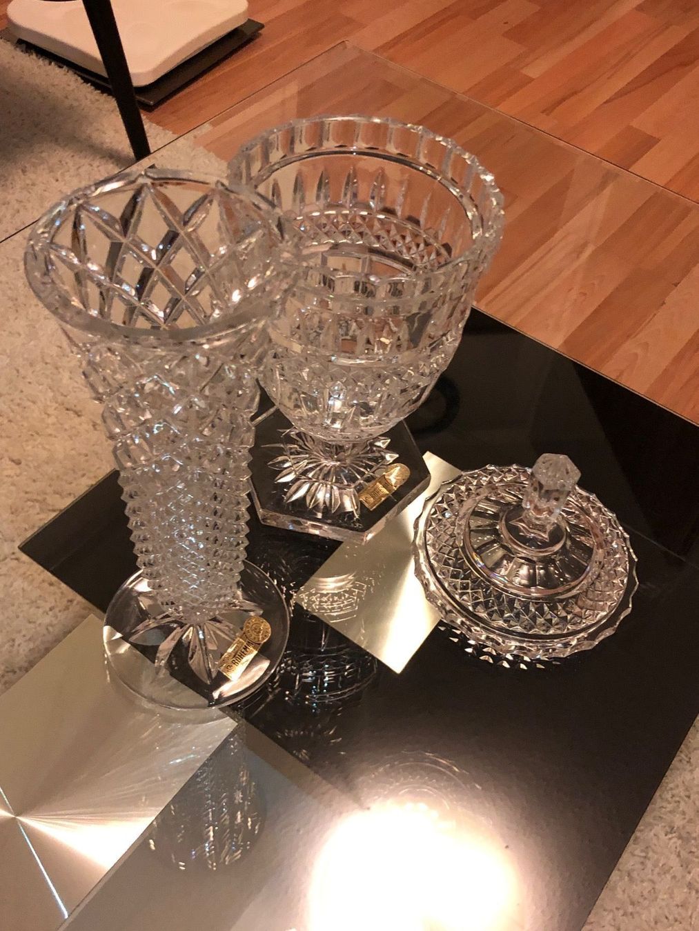 Caraffe: Glaskaraffen Karaffe Bohemia j – Usato da Schlieren venduto da Mattis123 2