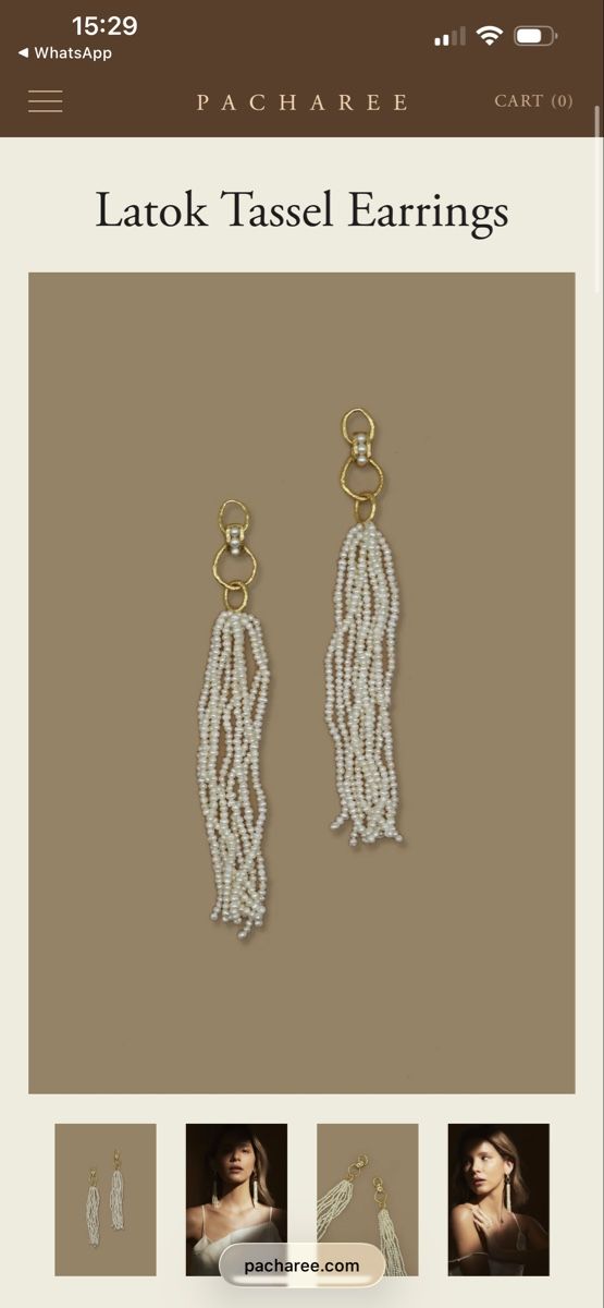 Boucles d'oreille: PACHAREE Earrings 18k plated – Neuf (Voir description) à Rüschlikon par La_Mode