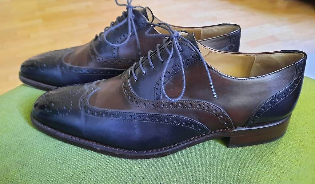 Scarpe da uomo: Schuhe Herren, Leder, Cordwiner, Gr. 41 – Usato da Wallisellen venduto da denisepe 2