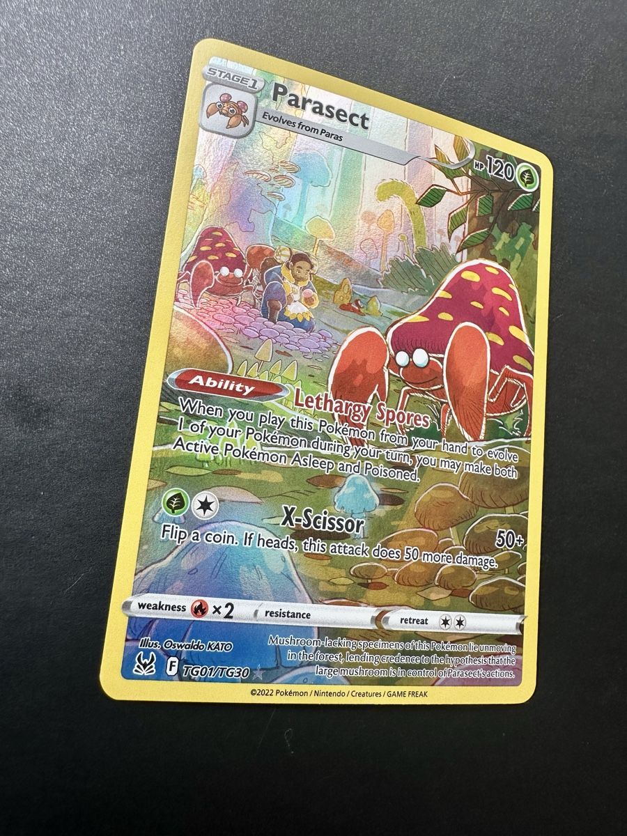 Pokémon Sammelbilder & Trading cards: Parasect #TG01 - Pokemon Lost Origin – Gebraucht aus Bern von HugoStiglitz11 1