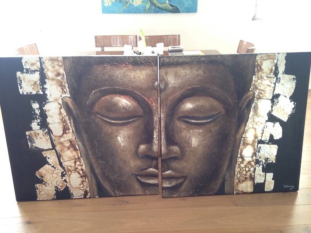 Dipinti: Tableau Bouddha en 2 parties – Usato da Epalinges venduto da RChristina