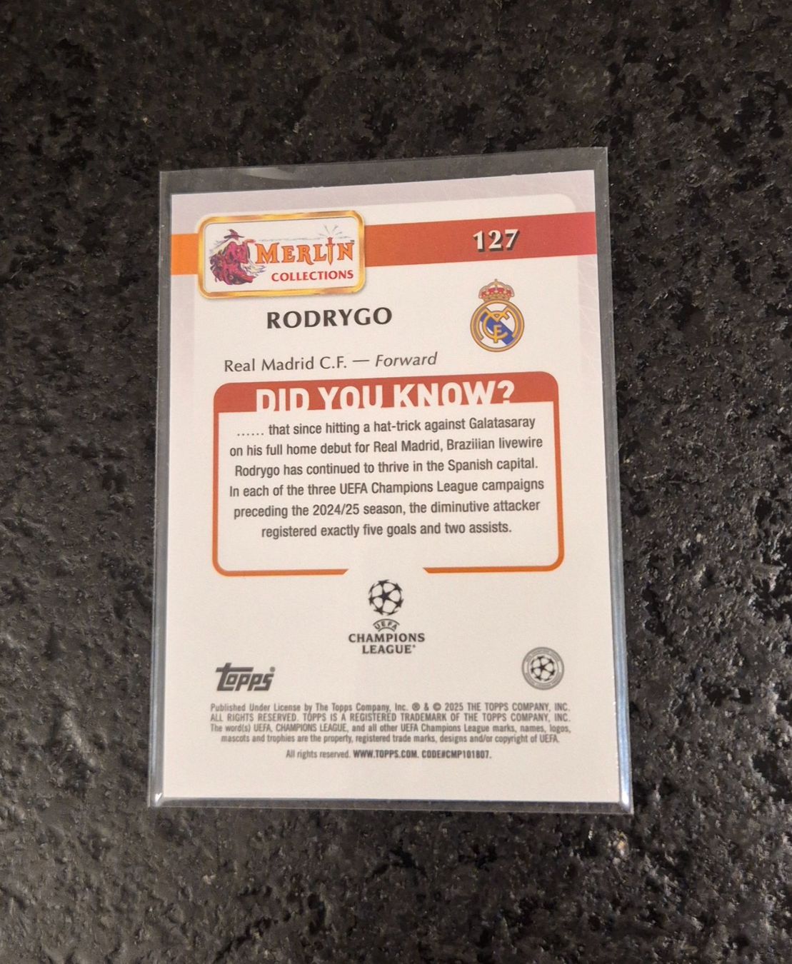 Topps Carte collezionabili: Rodrygo /199 - Real Madrid - Topps – Nuovo (secondo la descrizione) da Burg AG venduto da Danoe 1