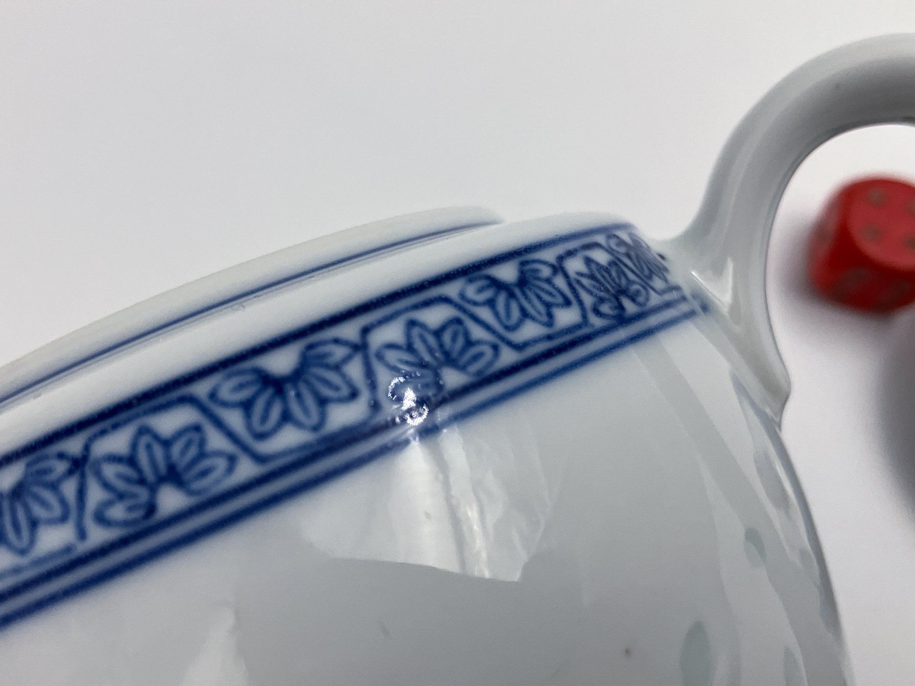 Zuccheriere: Zuckerdose Grain de Ris Dekor Kobaltblau Unterglasur China – Nuovo (secondo la descrizione) da Uttigen venduto da I_like 8