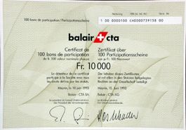 Balair-CTA AG, Meyrin - 1993