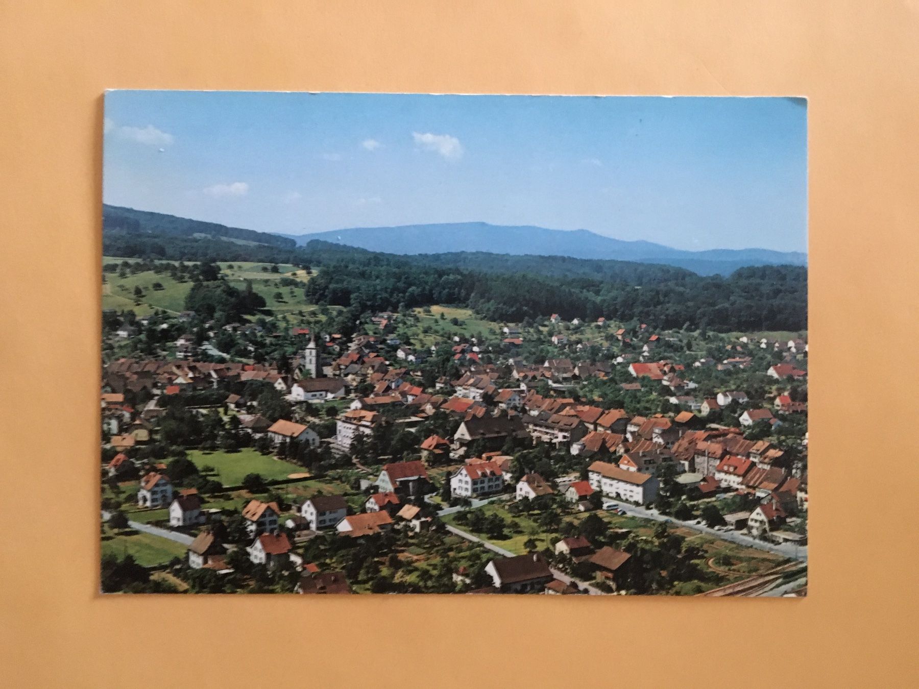 Cartoline postali: Muttenz Baselland Flugaufnahme – Usato da Küttigen venduto da Melisch1000
