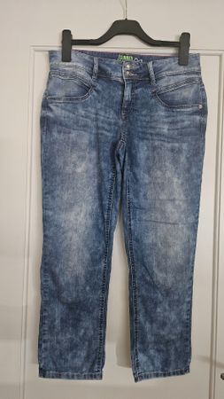 Damen Jeans Street One Grösse 40 Used Look