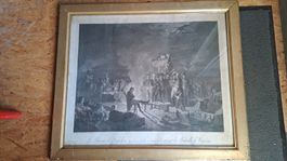 grosser Stich NAPOLEON 1809 Guttenberg