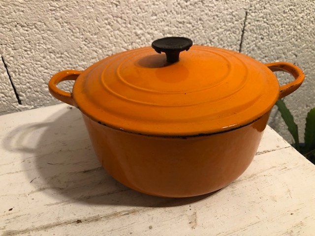 Cocotte Le Creuset En Fonte Couleur Marron – Taille 18 – Cuisson Saine Et Durable